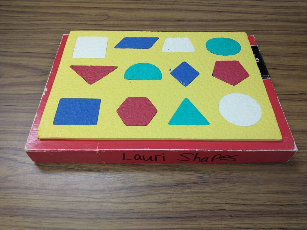 School Owned Supplies Shapes Christ Lutheran Learning Center